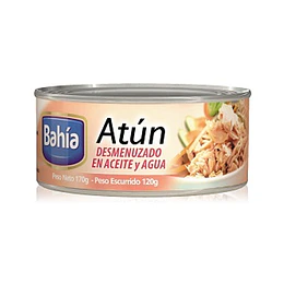 *DESMENUZADO AL ACEITE* ATUN "BAHIA" X 170 GRS 