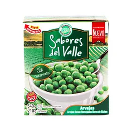 ARVEJAS "S.DEL VALLE" TETRA X 340 GRS.