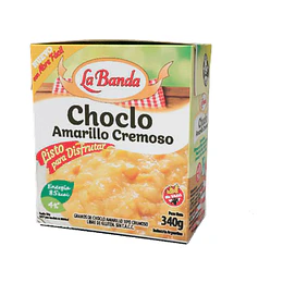 *TETRA* CHOCLO "LA BANDA" AMARILLO CREMOSO X 340 GRS
