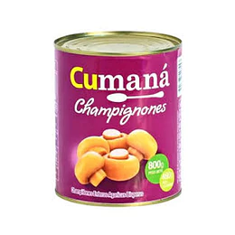CHAMPIÑONES ENTEROS "CUMANA" X 284 GRS