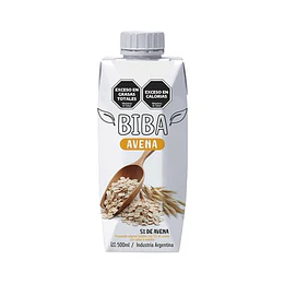 LECHE DE AVENA "BIBA" X 500 ML 