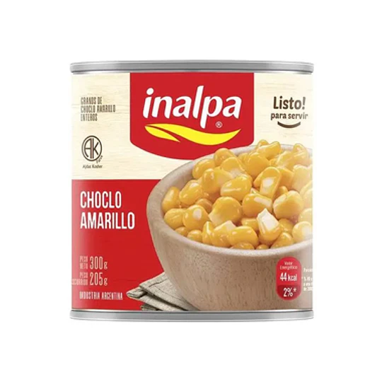 CHOCLO AMARILLO EN LATA 