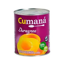 DURAZNOS CLASICOS "CUMANA" X 800 GRS