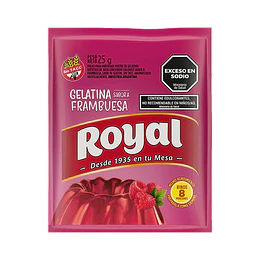 *CLASICA FRAMBUESA* GELATINA "ROYAL" X 25 GRAMOS 