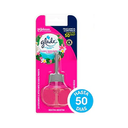 GLADE *ACEITE* REPUESTO FLORES TROPICALES X 21ML.