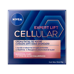 *CELLULAR* CREMA FACIAL DE NOCHE "NIVEA" ANTI-EDAD X 50 ML 