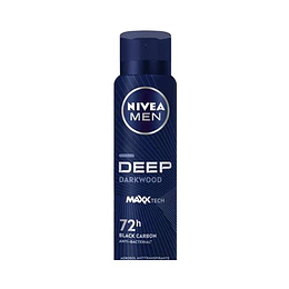 DESODORANTE AEROSOL "NIVEA MEN" DEEP DARKWOOD X 150 ML