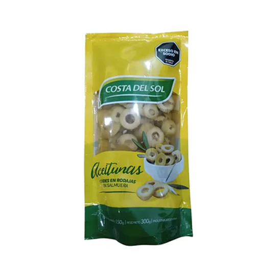 * X 300 CC * ACEITUNAS VERDES RODAJAS 