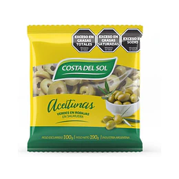 * X 190 CC * ACEITUNAS VERDES EN RODAJAS "COSTA DEL SOL" 