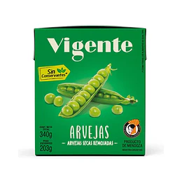 ARVEJAS "VIGENTE" TTR X 340 GRS 
