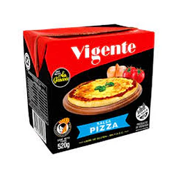 SALSA TOMATE PIZZA "VIGENTE" TETRA X 520 GRS 
