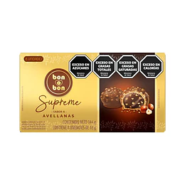 *ESTUCHE SUPREME* BON O BON AVELLANAS X 144 GRAMOS