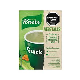 SOPA "QUICK" VEGETALES X 5 SOBRES