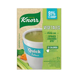 SOPA "QUICK" LIGHT VEGETALES X 5 SOBRES