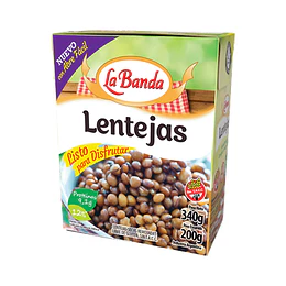 LENTEJAS "LA BANDA" TTR X 350 GRS