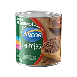 LENTEJAS EN LATA "ARCOR" X 300 GRS.
