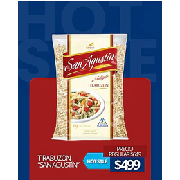 FIDEOS "SAN AGUSTIN" TIRABUZON X 500 GRS 