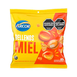 *BOLSITA X 80 GRAMOS* CARAMELOS "RELLENOS MIEL" 