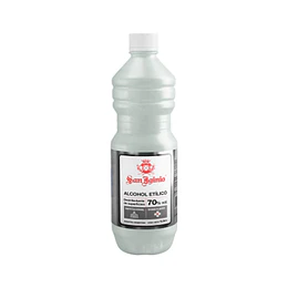 *70% ETIQUETA BLANCA* ALCOHOL LIQUIDO "SAN IGINIO" X 500 CC