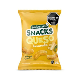 SNACKS "MOLINO ALA" QUESO X 80 GRS  