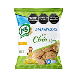 GALLETAS "NS" CHIA LIGHT X 300 GRS.