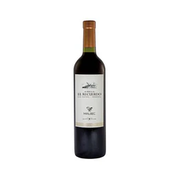 VINO "EL RECUERDO" MALBEC X 750 CC