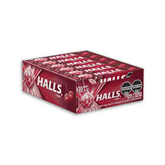 *HALLS* CHERRYLYPTUS X 12 UNID.