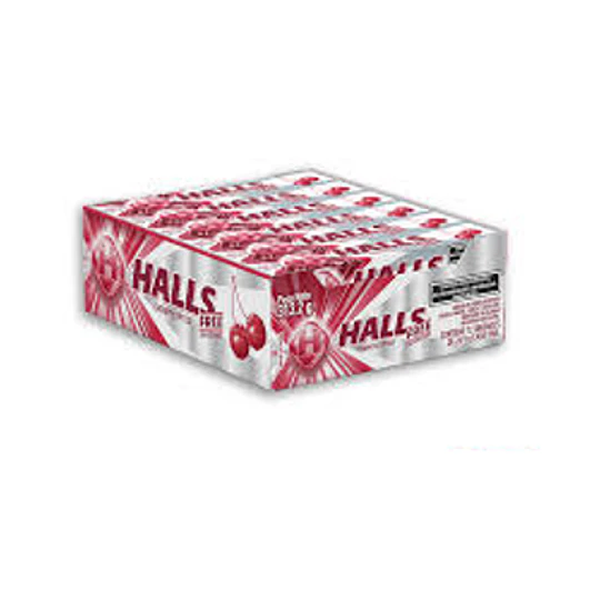 HALLS *FREE* CHERRY X 12 UNID.