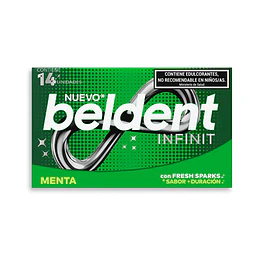 * INFINIT X 14 UNIDADES * BELDENT "MENTA" 