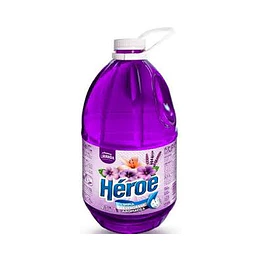 * X 4 LITROS * LIMPIADOR LIQUIDO "HEROE" LAVANDA