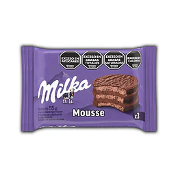 ALF.MILKA "MOUSSE" TRIPLE X 55 GRAMOS