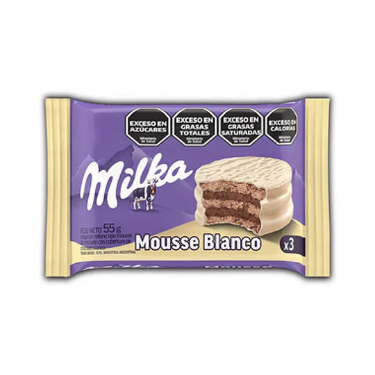 * TRIPLE BLANCO * ALF.MILKA MOUSSE X 55 GRS 