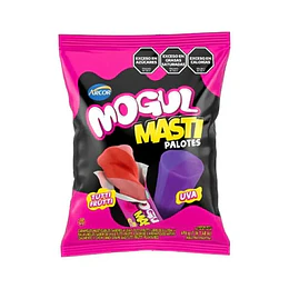 **MASTI** X 496 GRS CARAMELOS "MOGUL" PALOTES TUTTI/UVA