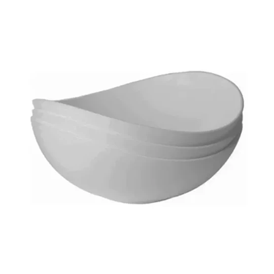 ENSALADERA PLASTICA IRREGULAR (17 X 18 CM) 