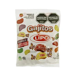 *CHICOS X 120 GRS* CARAMELOS "LIPO" GAJITOS 