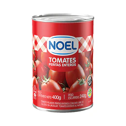 TOMATES PERITAS ENTEROS "NOEL" LATA X 400 GRS 
