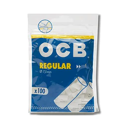 *REGULAR* FILTROS P/CIGARRILLOS "OCB" 7,5 MM X 100