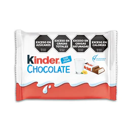KINDER "CHOCOLATE" X 50 GRS.