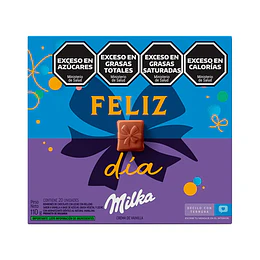 BOMBONES "MILKA" REGALO X 110 GRAMOS 