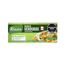 *CLASICO X 12U* CALDOS "KNORR" VERDURAS
