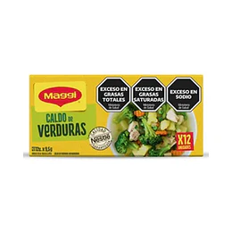 CALDOS "MAGGI" VERDURA X 12 UNIDADES 