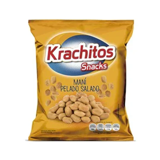 ** X 65 GRAMOS ** MANI PELADO SALADO 