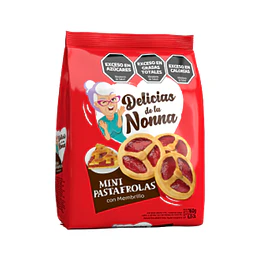 * X 160 GRAMOS * MINI PASTAFROLAS "NONNA" MEMBRILLO 