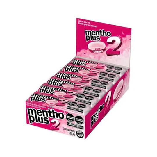 ** 2 ** MENTHO PLUS FRIO/CHERRY X 12 UNID.