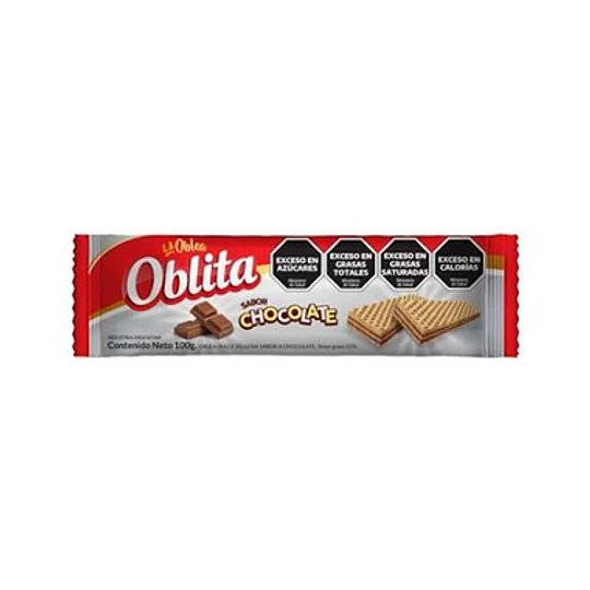OBLEA OBLITA **MAX** CHOCOLATE X 100 GRS