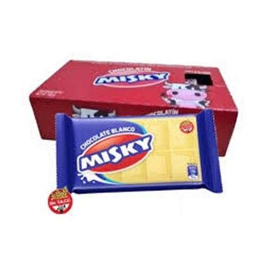 *X 20 UNID* CHOCOLATIN MISKY BLANCO X 8G