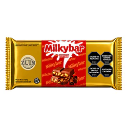 CHOCOLATE "MILKYBAR" C/LECHE Y MANI X 100 GRAMOS 