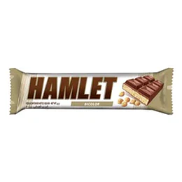 CHOCOLATE "HAMLET" BICOLOR X 42 GRS.