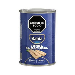 JUREL AL NATURAL "BAHIA" LATA X 425 GRS 