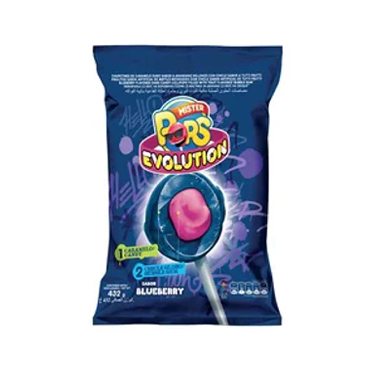 BOLSA CHUP.EVOLUTION BLUE BERRY X 24 UNI